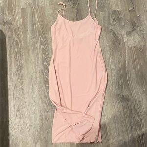 Lux LA Pink Slit Dress
